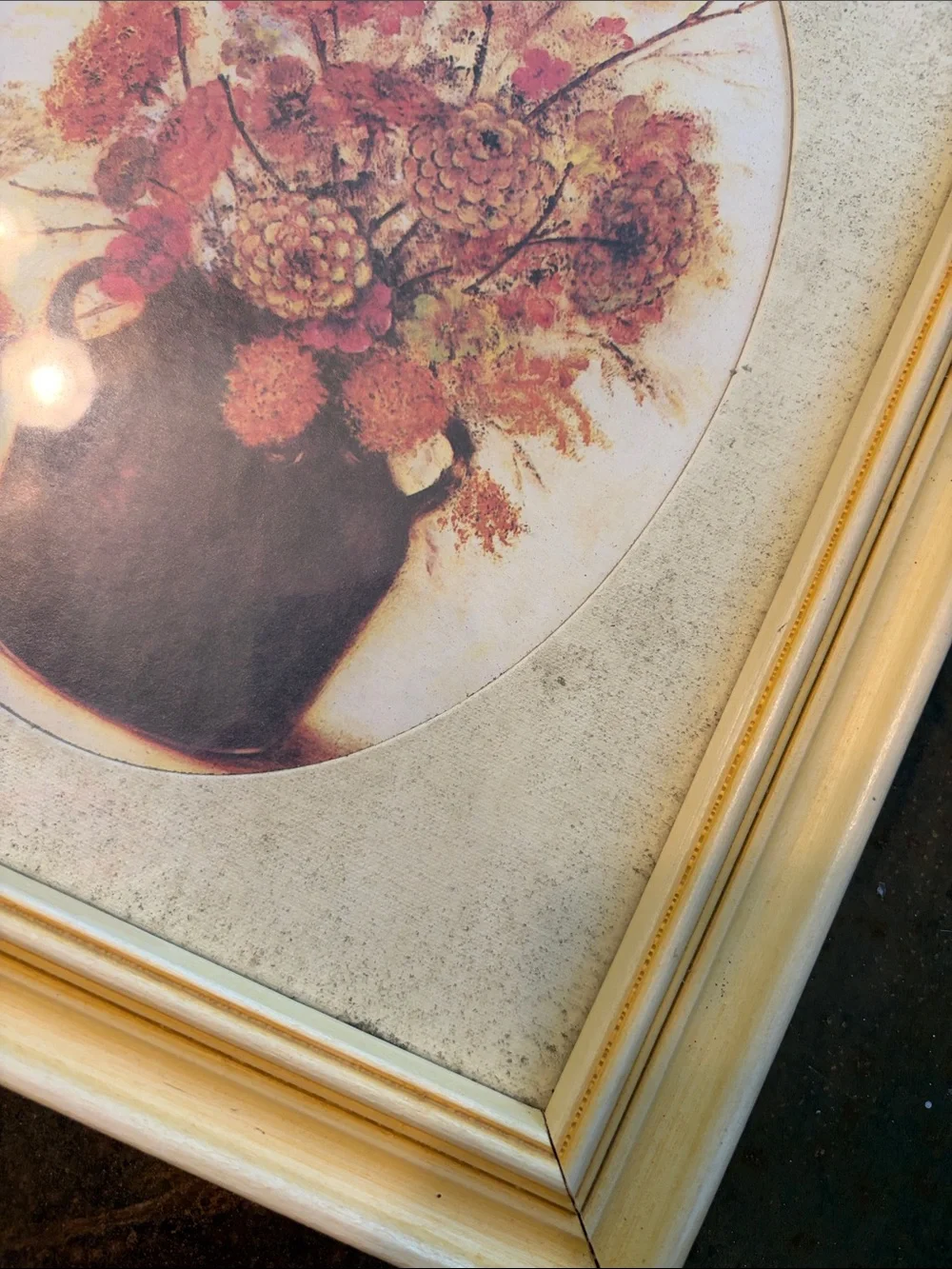 Vintage 1970s Robert Laessig Framed Autumn Floral Prints-Set of 2-VTG Condition